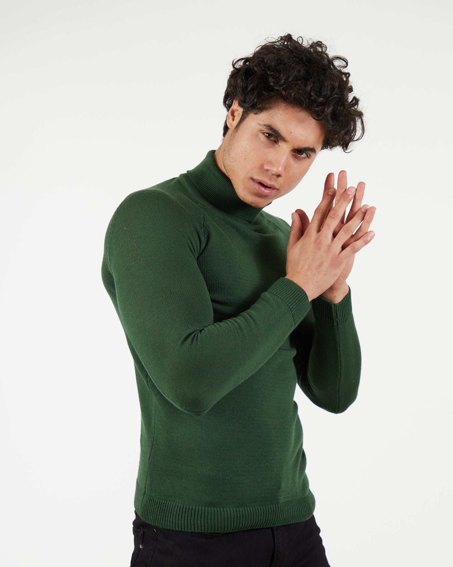 LAGOS HUNTER GREEN | Turtle Neck Sweater