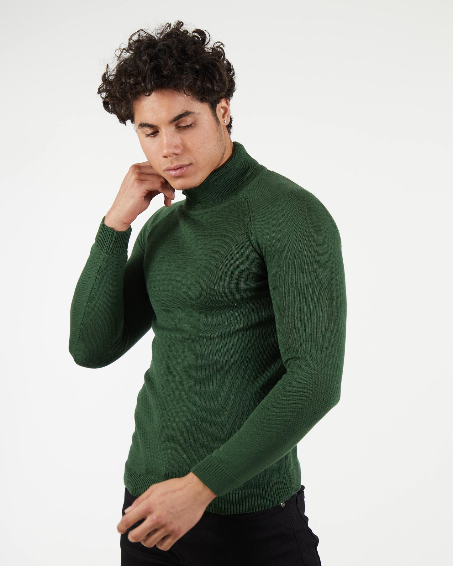 LAGOS HUNTER GREEN | Turtle Neck Sweater