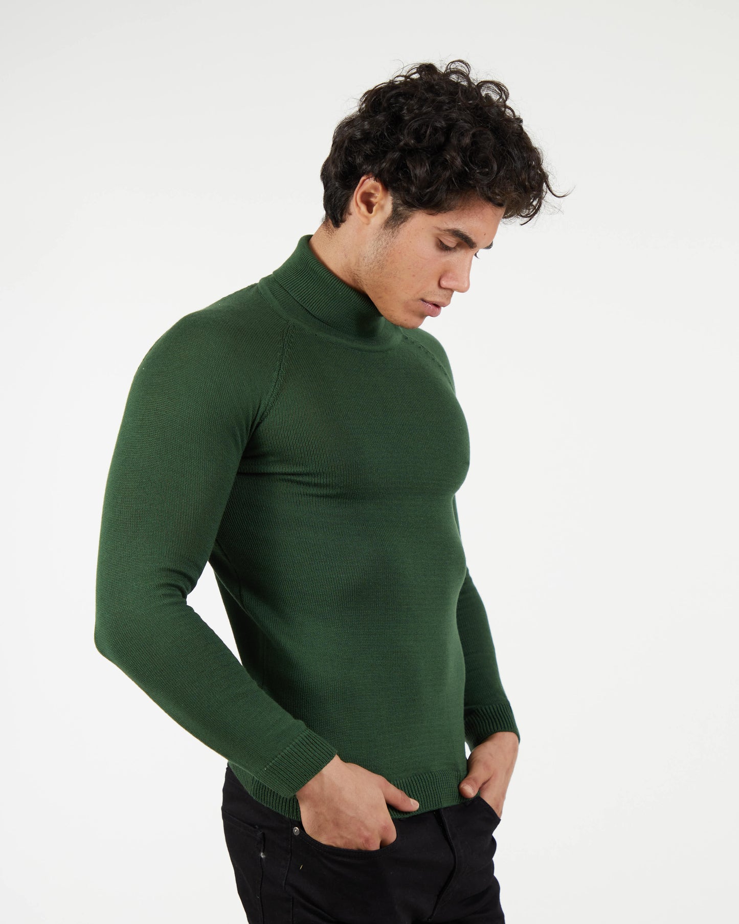 LAGOS HUNTER GREEN | Turtle Neck Sweater