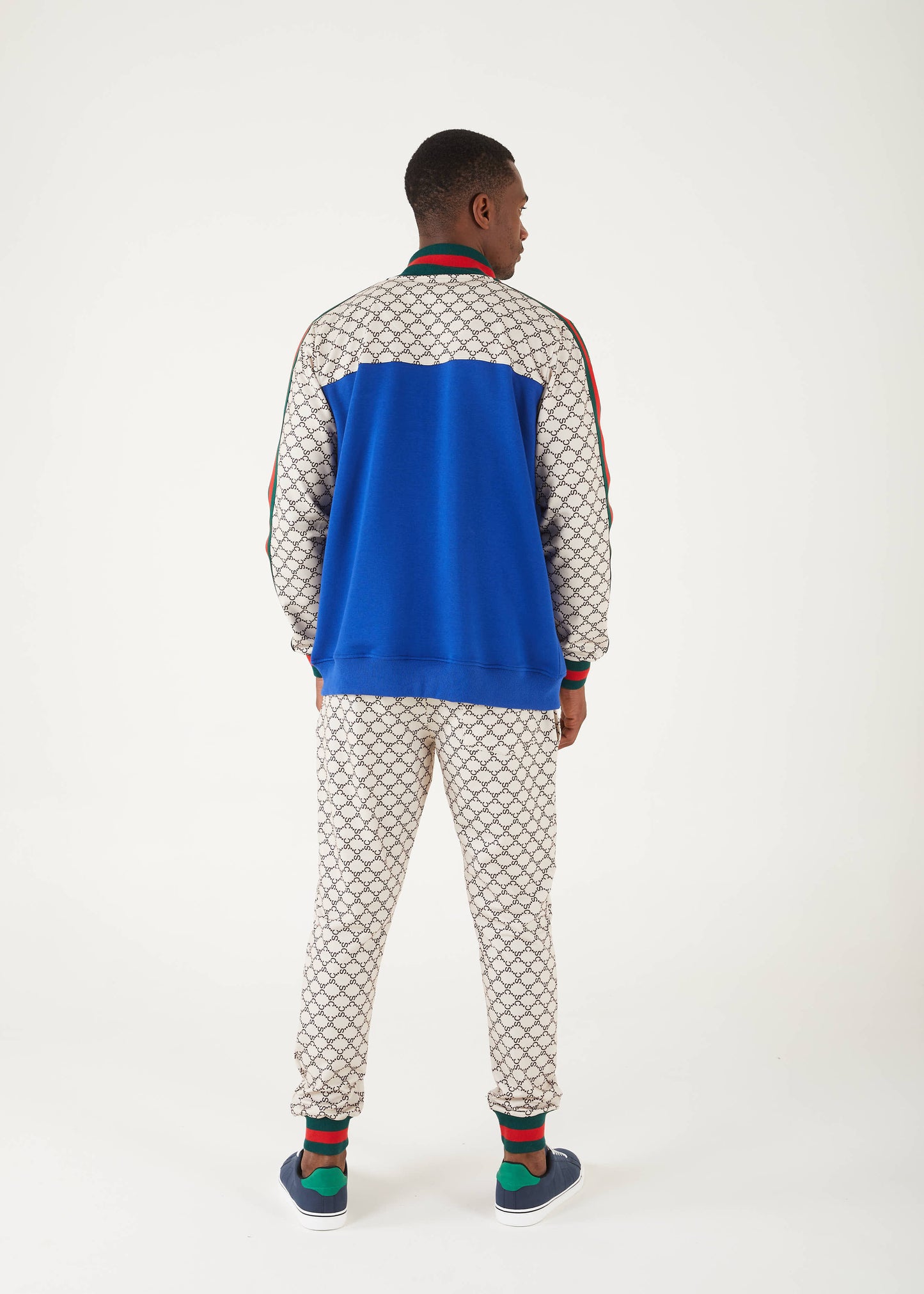 Men's Cream Zip Up Sweat Suit | SETS