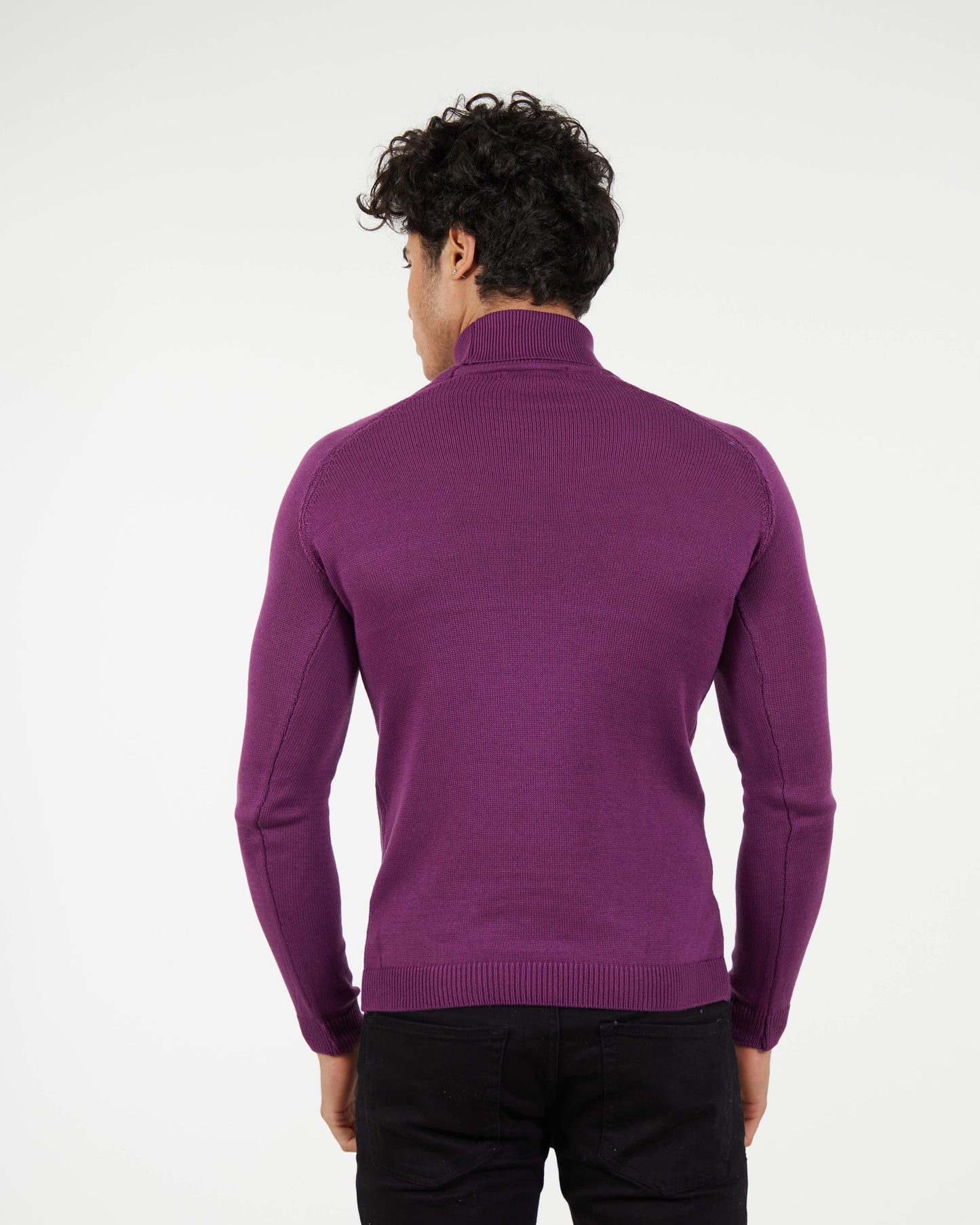 LAGOS WINTER EGGPLANT | Turtle Neck Sweater