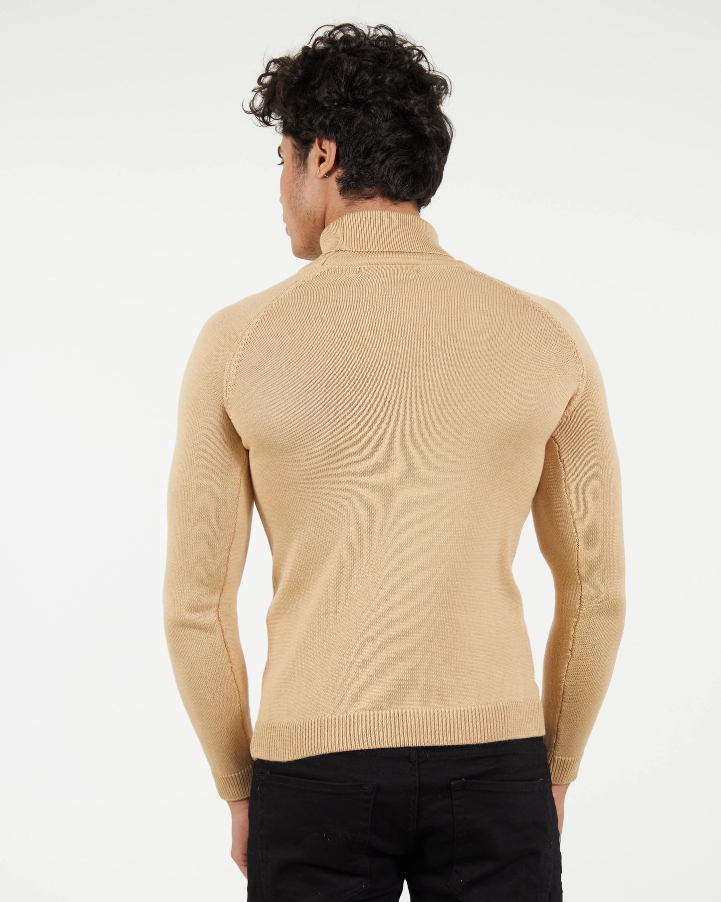 LAGOS BEIGE | Turtle Neck Sweater