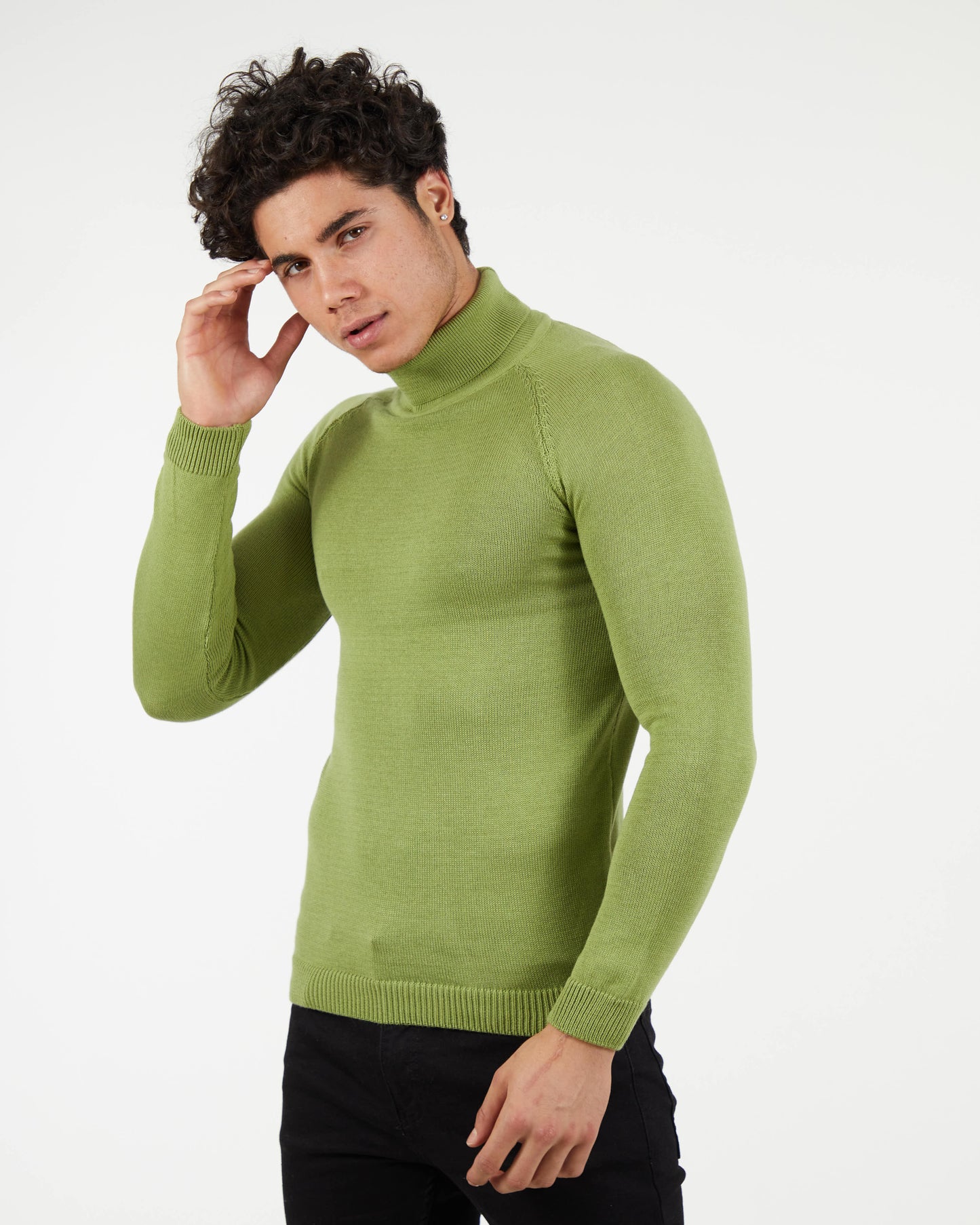 LAGOS LIME | Turtle Neck Sweater