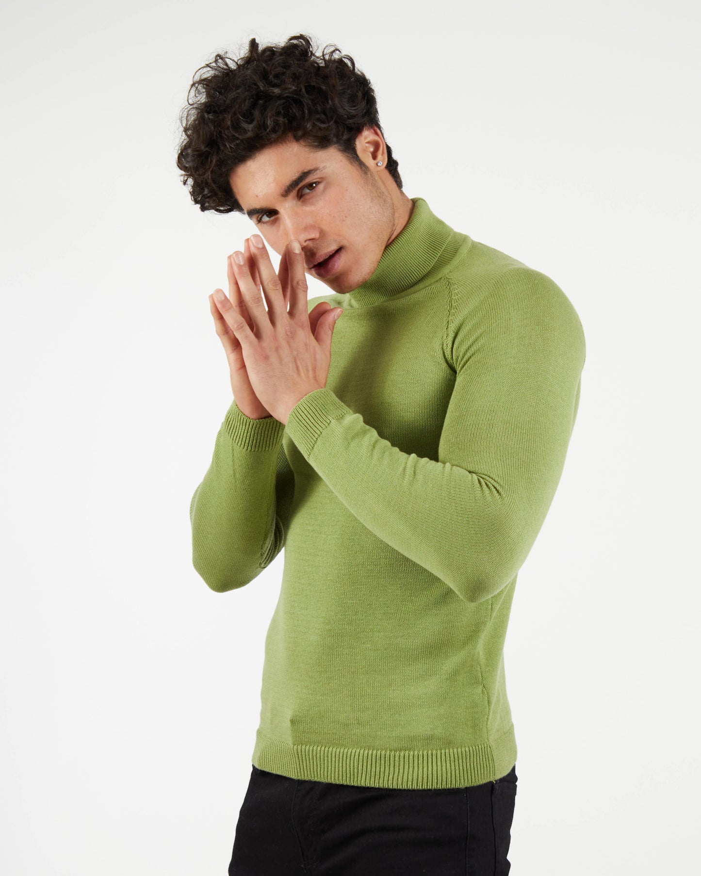 LAGOS LIME | Turtle Neck Sweater
