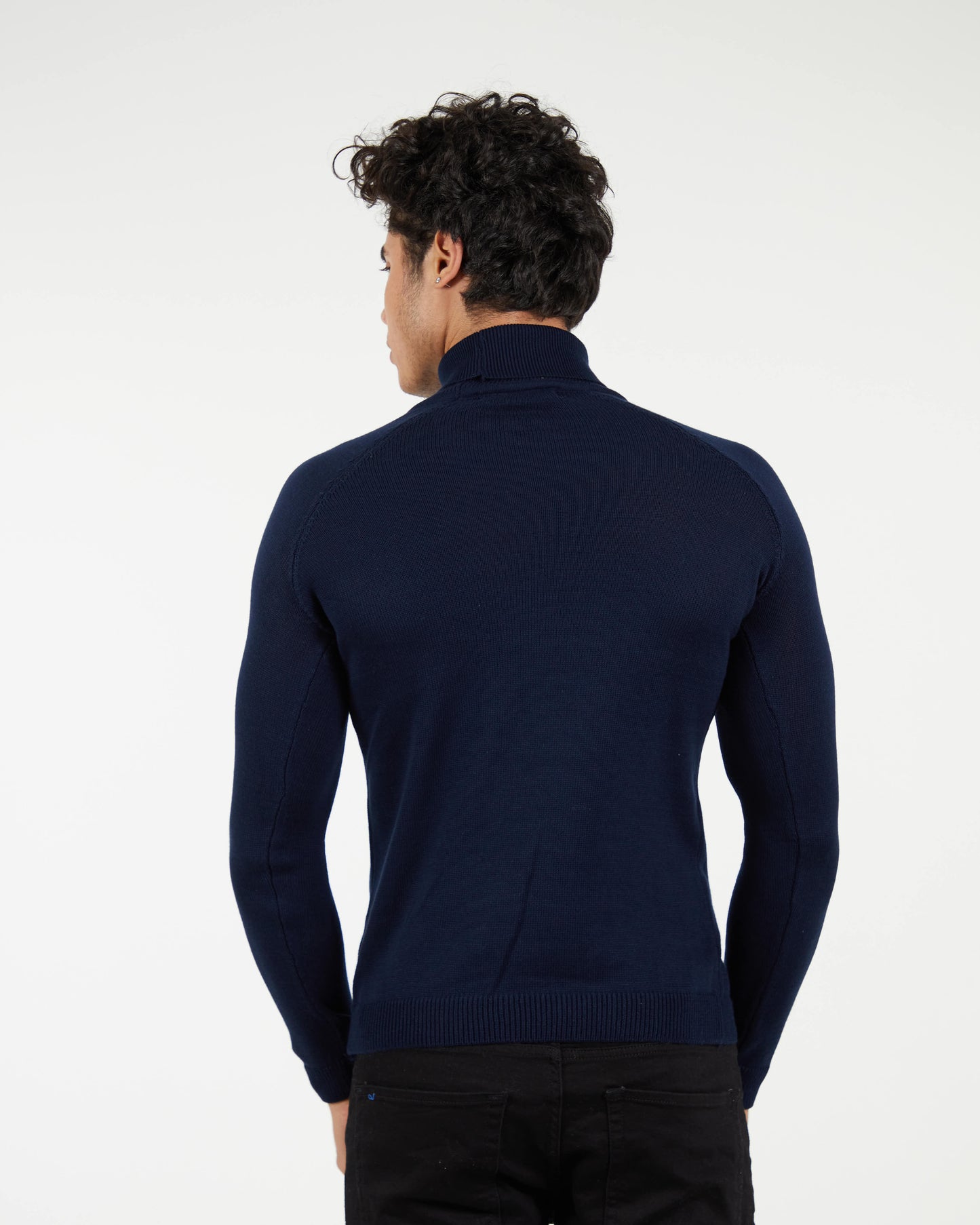 LAGOS NAVY | Turtle Neck Sweater