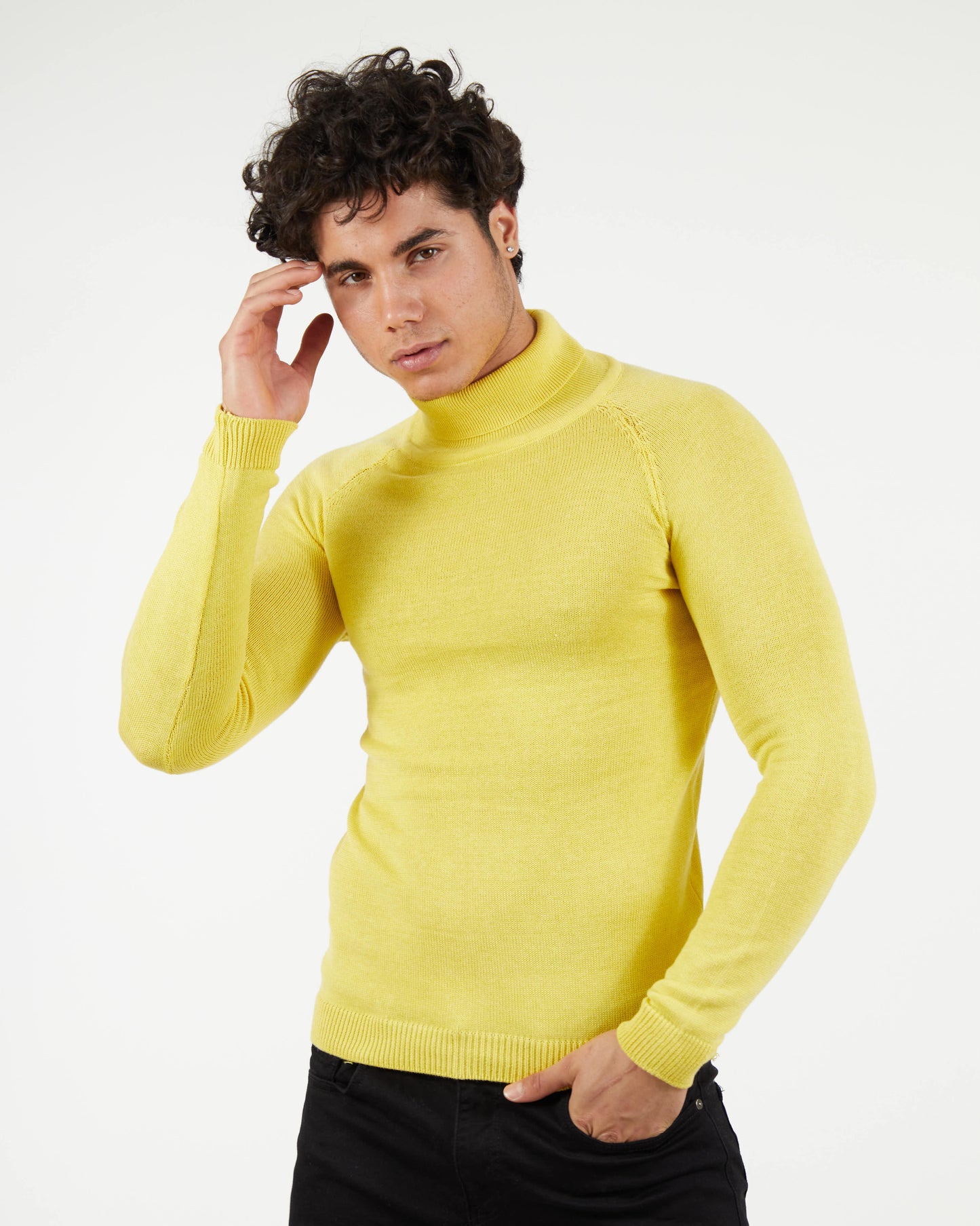 LAGOS YELLOW | Turtle Neck Sweater