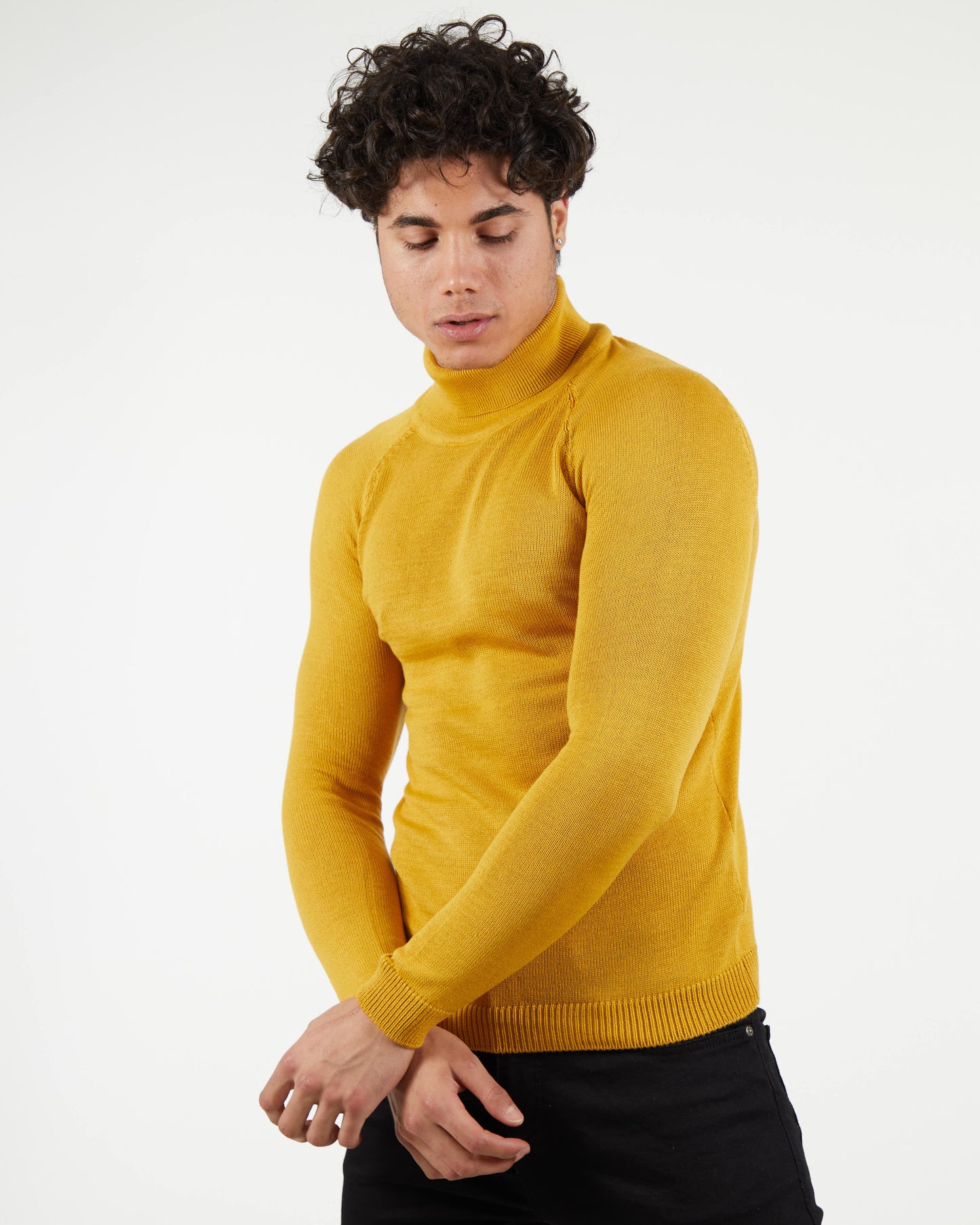 LAGOS MUSTARD | Turtle Neck Sweater