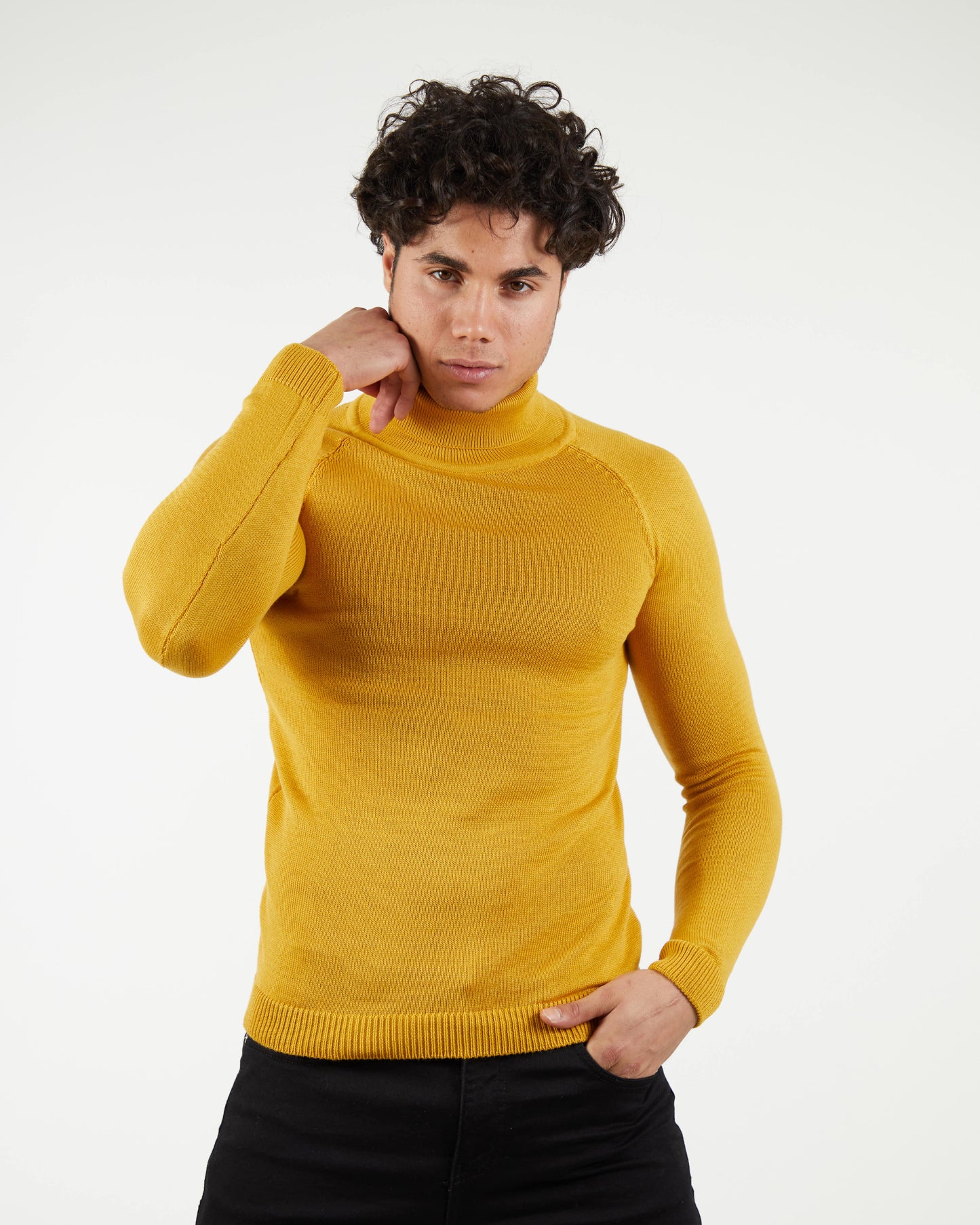 LAGOS MUSTARD | Turtle Neck Sweater