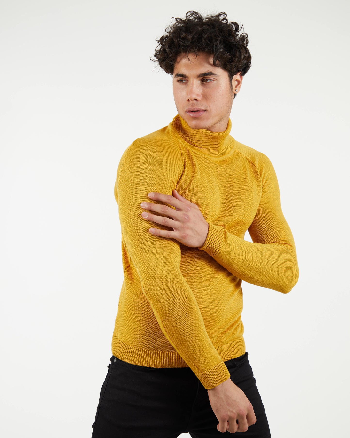 LAGOS MUSTARD | Turtle Neck Sweater