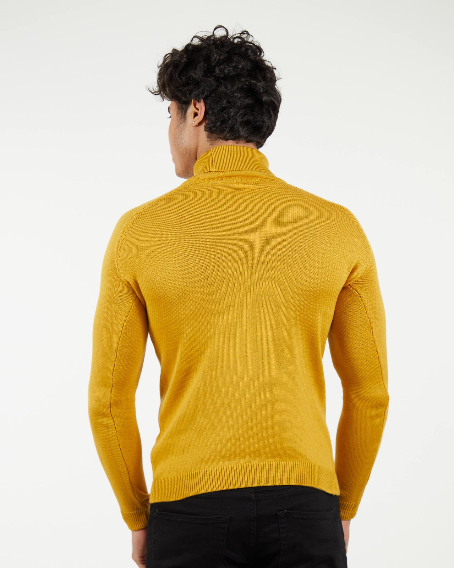 LAGOS MUSTARD | Turtle Neck Sweater