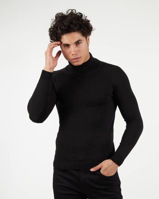 LAGOS BLACK | Turtle Neck Sweater