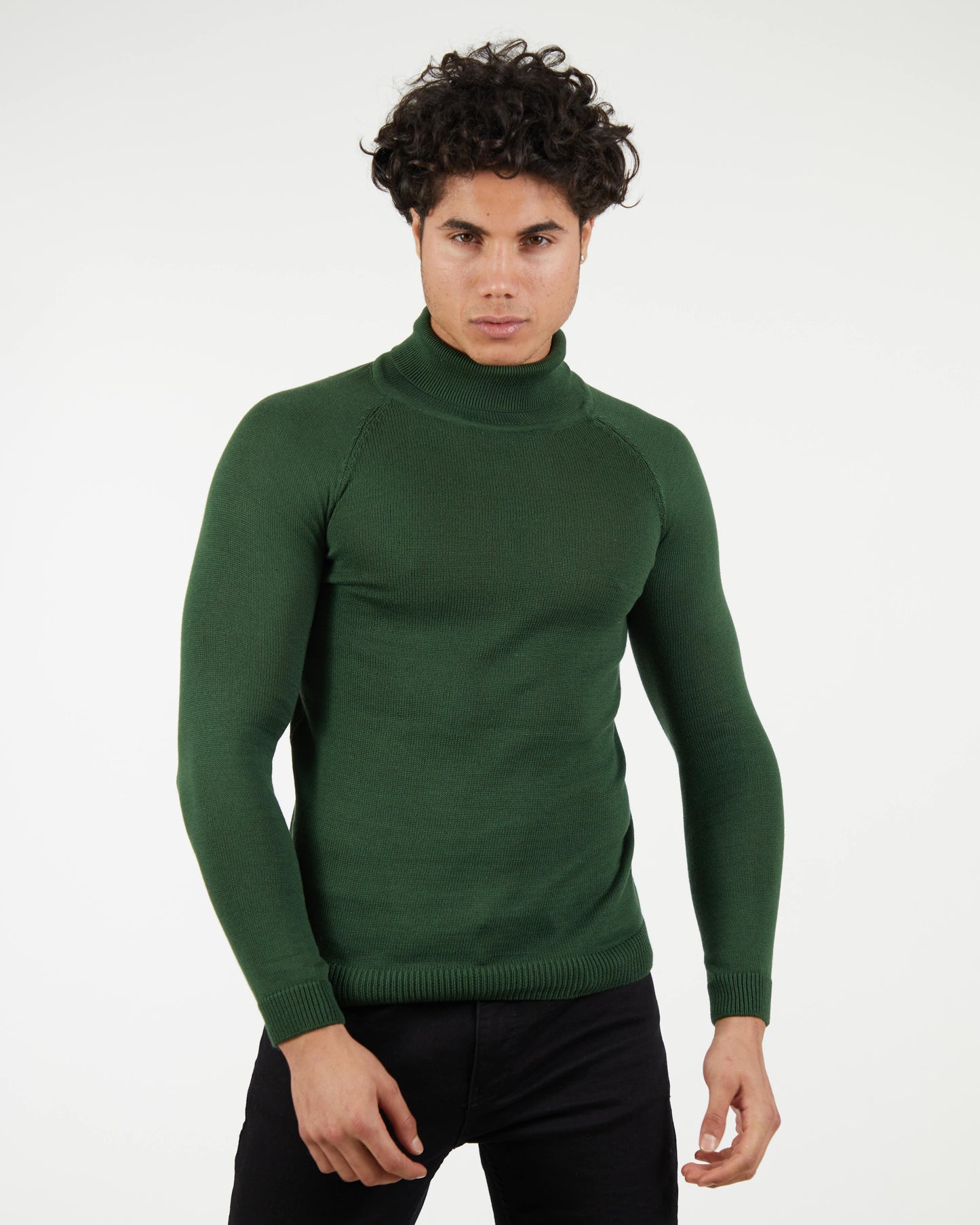 LAGOS HUNTER GREEN | Turtle Neck Sweater
