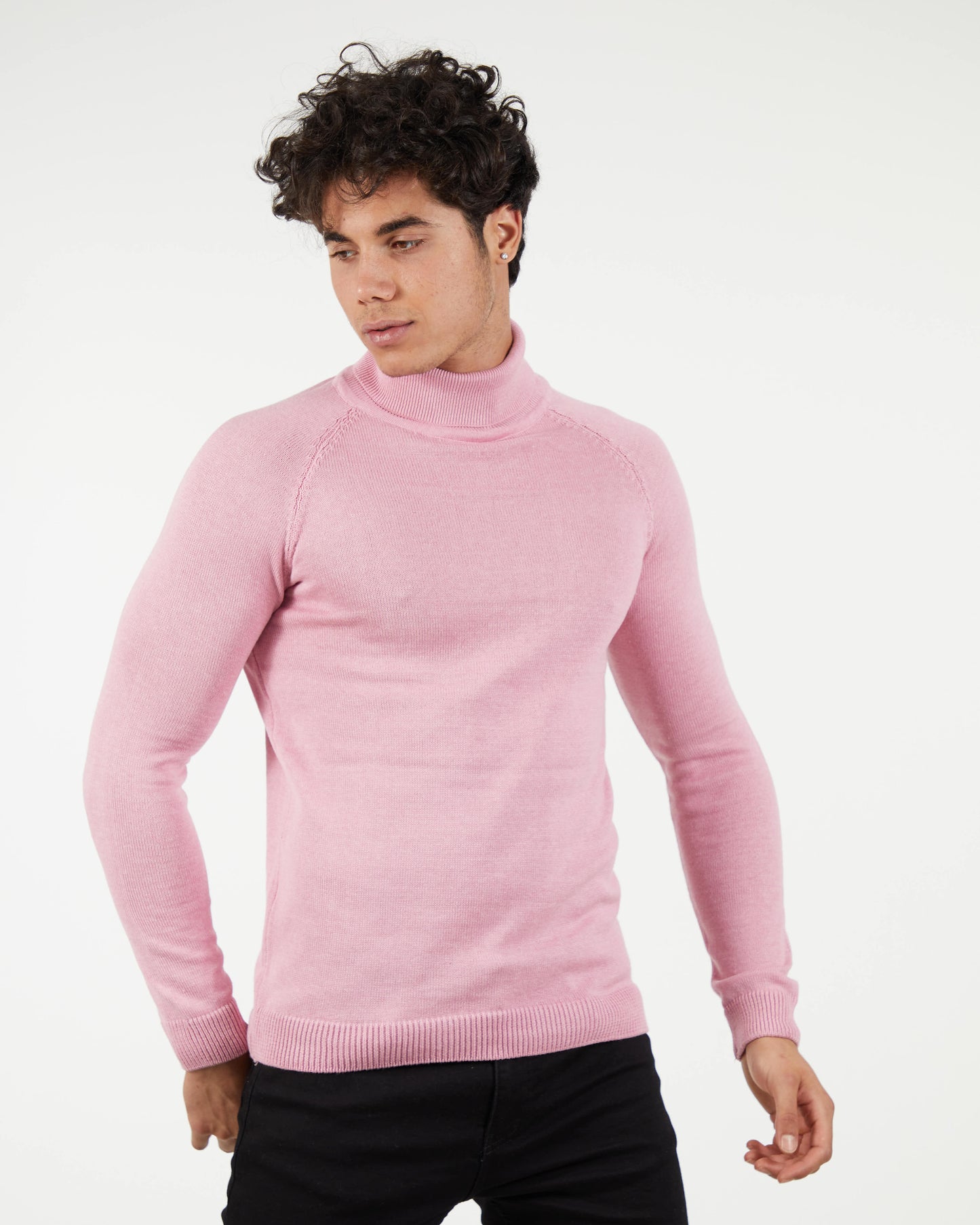 LAGOS LIGHT PINK | Turtle Neck Sweater